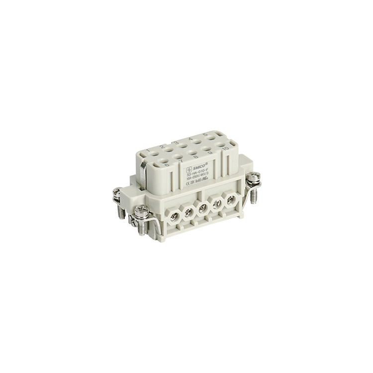 HDC-HA-010-F 10pin Contacts Insert Plug Heavy Duty Connectors 09200102812