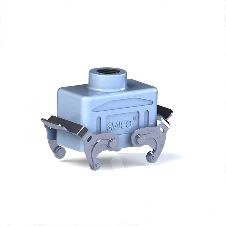 Heavy Duty Male Fmale Connector IP65 Housings Hood H10B-TK-2L-M20 Top entry 19300101430