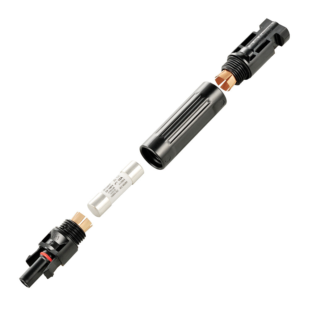Solar Connector Inline Fuse Holder with 10A 15A 20A 30A Fuse
