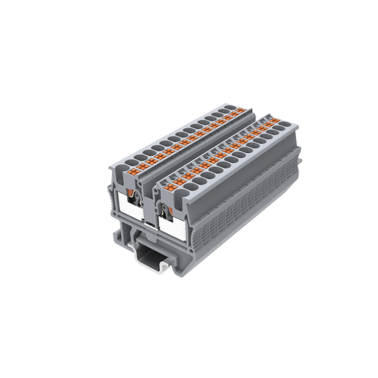 CE Certified PTM1.5-2-G Push in Spring Guide Rail Terminal