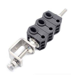 6 Way Flexline Fiber Optic Dual Feeder Clamp For 4.0-7.0mm Cable