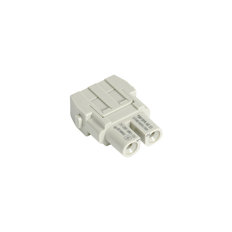  Modular 2 Pin 40A Connectors With Silver Plated crimp Contacts HMK-002-FC 09140023102