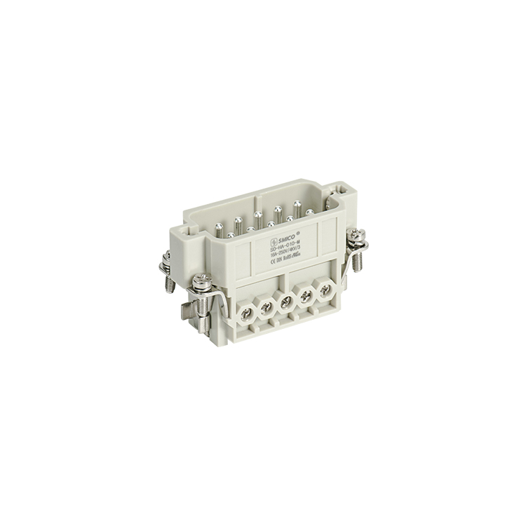 HDC-HA-010-M 10pin Contacts Insert Plug Heavy Duty Connectors 09200102612