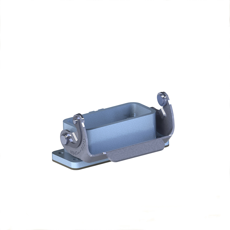 Heavy Duty wire Connector IP65 cover housings hood H10A-ST-1L bulkhead mounting 09200100301